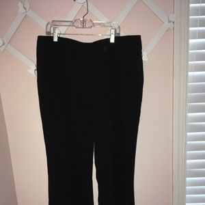 Black dress pants.